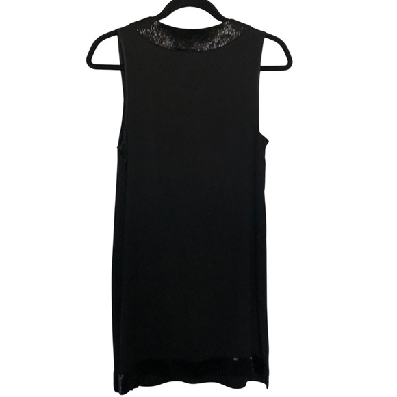 Alice + Olivia Heart Scoop Silk Shift mini Sequins Dress - Picture 3 of 6